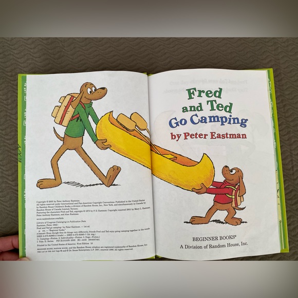 Dr. Seuss Peter Eastman Cat in the Hat books “Fred and Ted Go Camping” EUC book - Picture 3 of 6